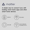 image:imageCync GE BR30 Smart Bulb WiFi LED Light Bulbs Color ChangingMulticolor Works With Matter