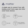 image:imageCync GE BR30 Smart Bulb WiFi LED Light Bulbs Color ChangingMulticolor Works With Matter