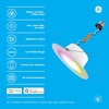 image:imageCync GE Reveal HD Smart LED Recessed Downlight Fixture Color Changing LED Light Works with Alexa and Google Home Matter Compatible Ceiling Light Fixture 6 Inch 3 Pack