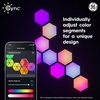 image:imageGE CYNC Dynamic Effects Indoor Hexagon LED Color Changing Lights7 Panels