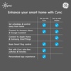 image:imageGE CYNC Indoor Smart Plug Matter Compatible Bluetooth and WiFi Outlet Socket Compatible with Alexa and Google Home Voice Control Outlet 3 Pack