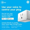 image:imageGE CYNC Indoor Smart Plug Matter Compatible Bluetooth and WiFi Outlet Socket Compatible with Alexa and Google Home Voice Control Outlet 3 Pack