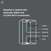 image:imageGE CYNC Smart Dimmer Light Switch No Neutral Wire Required WhiteDimmer  Motion Neutral Wire Required