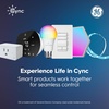 image:imageGE CYNC Smart Light Switch Paddle Style Neutral Wire Required Bluetooth and 24 GHz WiFi 4Wire Switch Compatible with Alexa and Google White 6 PackPaddle