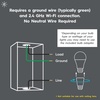 image:imageGE CYNC Smart Light Switch Paddle Style No Neutral Wire RequiredNo Neutral Wire Required