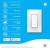 image:imageGE CYNC Smart Light Switch Paddle Style No Neutral Wire RequiredNo Neutral Wire Required
