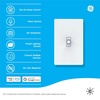 image:imageGE CYNC Smart Paddle Light Switch WiFi amp Bluetooth 1 PackToggle