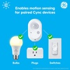 image:imageGE CYNC Wireless Smart Motion Sensor BatteryPowered White1 Pack