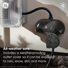 image:imageGE Cync Smart Plug Outdoor Bluetooth and WiFi Outlet Socket Weather Resistant Plug Works with Alexa and Google Black 1 PackOUTDOOR