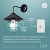 image:imageGE LED CA11 Dusk to Dawn LED Light Bulbs Automatic OnOff Outdoor Security Lights Soft White E26 Medium Base 2 PackColor Select