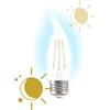 image:imageGE LED CA11 Dusk to Dawn LED Light Bulbs Automatic OnOff Outdoor Security Lights Soft White E26 Medium Base 2 PackDaylight