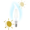 image:imageGE LED CA11 Dusk to Dawn LED Light Bulbs Automatic OnOff Outdoor Security Lights Soft White E26 Medium Base 2 PackDaylight