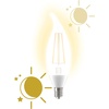 image:imageGE LED CA11 Dusk to Dawn LED Light Bulbs Automatic OnOff Outdoor Security Lights Soft White E26 Medium Base 2 PackSoft White