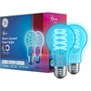 image:imageGE CYNC A19 Smart LED Light Bulbs Color Changing Room DcorA19