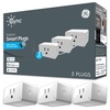 image:imageGE CYNC Indoor Smart Plug Matter Compatible Bluetooth and WiFi Outlet Socket Compatible with Alexa and Google Home Voice Control Outlet 3 Pack