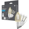 image:imageGE CYNC Smart LED Light Bulb B11 Candle Light Bulb Works with Amazon Alexa and Google Home WiFi Light 60W Equivalent Soft White Small Base Pack of 4B11