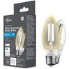 image:imageGE CYNC Smart LED Light Bulb B11 Candle Light Bulb Works with Amazon Alexa and Google Home WiFi Light 60W Equivalent Soft White Small Base Pack of 4Medium Base