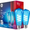 image:imageGE CYNC Smart LED Light Bulb ST19 Edison StyleFull Color Works With Matter