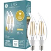 image:imageGE LED CA11 Dusk to Dawn LED Light Bulbs Automatic OnOff Outdoor Security Lights Soft White E26 Medium Base 2 PackSoft White