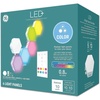 image:imageGE LED Color Changing LED Hexagon Tile Panels with Remote College Dorm Light Dorm Room Essentials Bedroom Light No App or WiFi Required 6 PackTiles