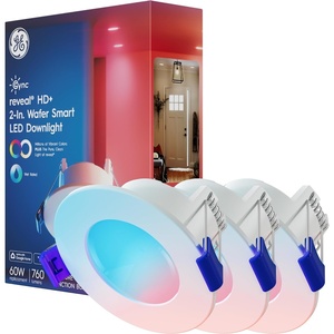 image:imageCync GE Reveal Smart LED Recessed Downlight Color Changing Light760 Lumens