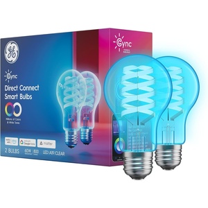 image:imageGE CYNC A19 Smart LED Light Bulbs Color Changing Room DcorA19