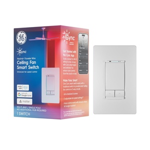 image:imageGE CYNC Smart Ceiling Fan Switch with WiFi Neutral Wire RequiredSmart Switch Ceiling Fan