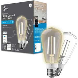 image:imageGE CYNC Smart LED Light Bulb ST19 Edison StyleSoft White