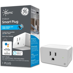 image:imageGE CYNC Smart Plug Indoor Bluetooth amp WiFi Outlet Socket Works with Alexa amp Google Perfect for Men amp Women Dad Gifts 1 Pack